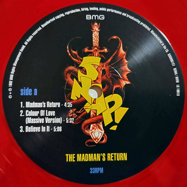 Snap – The Madman&#039;s Return (2LP color)